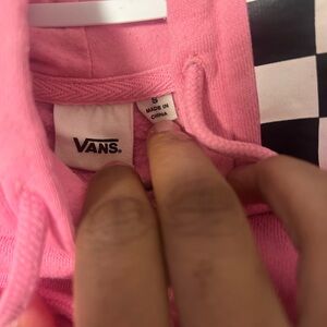 Vans Pink Checkered Hoodie